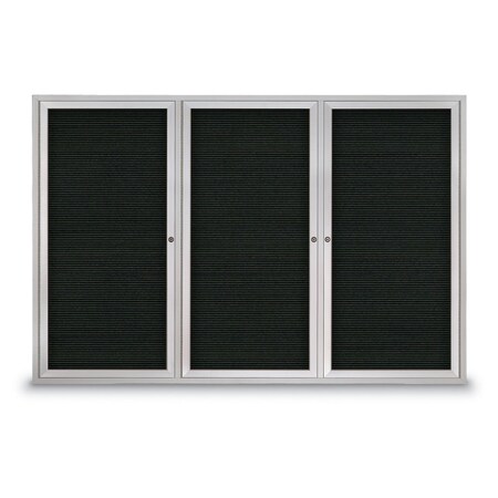 United Visual Products Open Faced Traditional Rounded Corkboard UV643ARC-WHITE-APRICOT